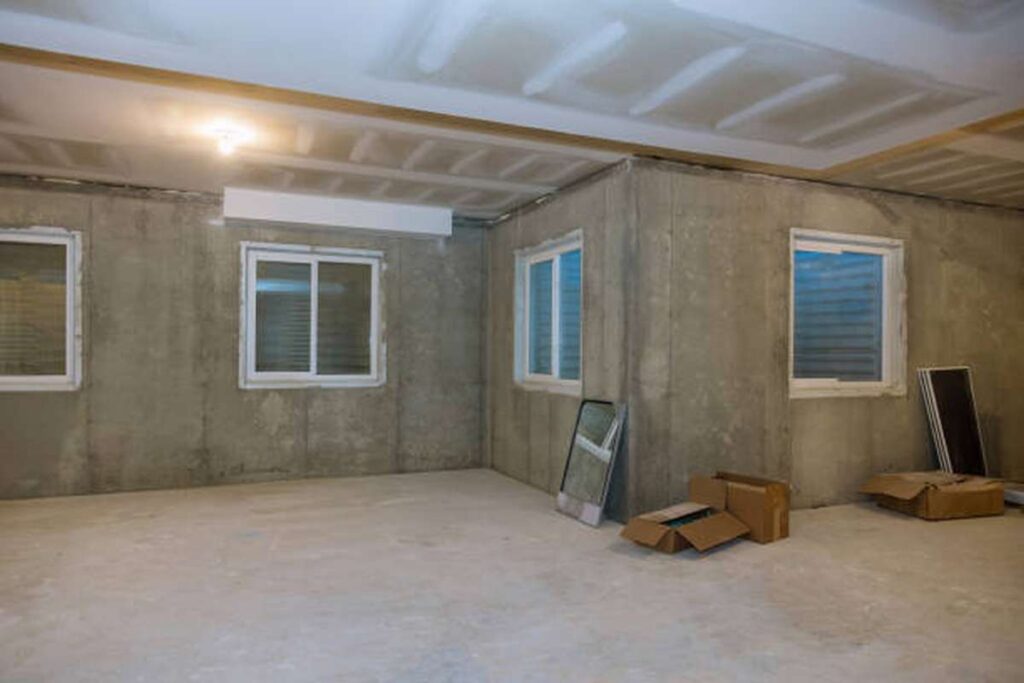 does sealing a basement floor reduce radon