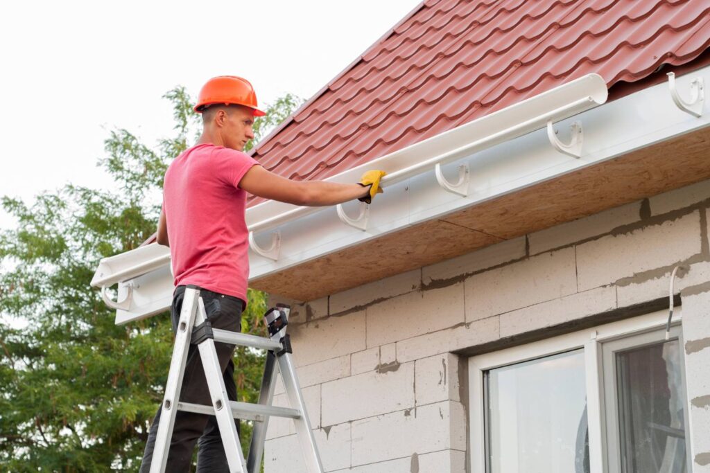 how do i install guttering on my house