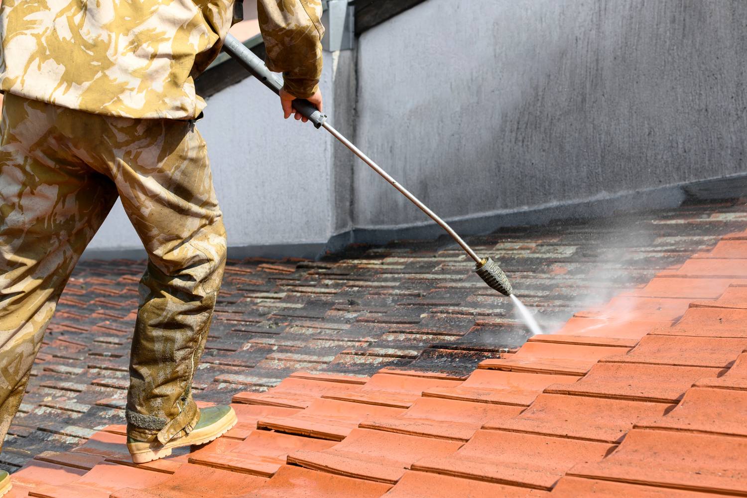 what is the role of pressure washing in roof restoration 1