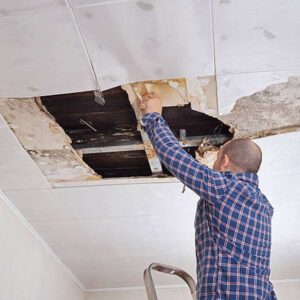 how to fix leaking ceiling 2