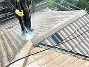 Next, We Pressure Clean Your Roof To Remove All Moss, Lichen, Dirt And Grime